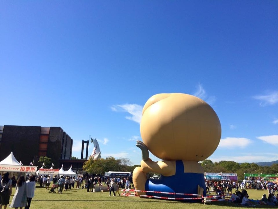 まんぱく大阪はじまりました 開催初日のようす 希望の環